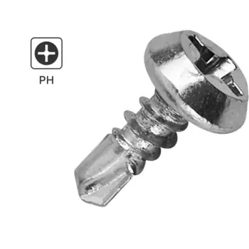 Саморезы по металлу Standers со сверлом оцинкованные 3.5x9.5 1 кг