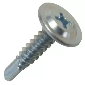 Саморезы по металлу Dilwis с пресс-шайбой со сверлом оцинкованные 4.2x19 мм 300 шт.