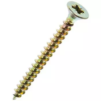 Саморезы универсальные 4х40 мм цвет жёлтый, на вес