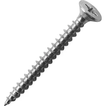 Саморезы универсальные оцинкованные с потайной головкой 5x50, 40 шт.