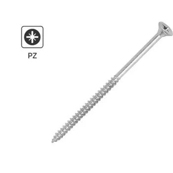 Саморезы универсальные Standers потайные острые оцинкованные 5x100 1 кг