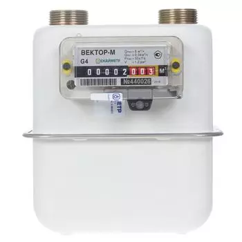 Счётчик для газа Вектор 4 диафрагменный правый