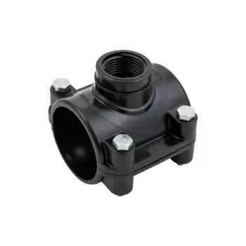 Седелка ПНД Политэк 1 1/2"х63 мм внутренняя резьба