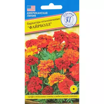 Семена Бархатцы отклоненные «Файрболл»