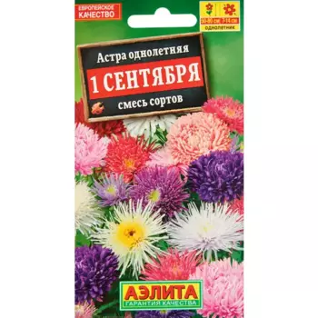 Семена цветов Аэлита астра 1 сентября