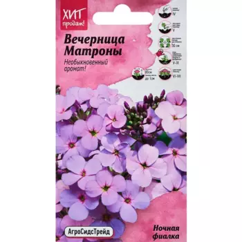 Семена цветов Агросидстрейд вечерница Матроны Ночная фиалка