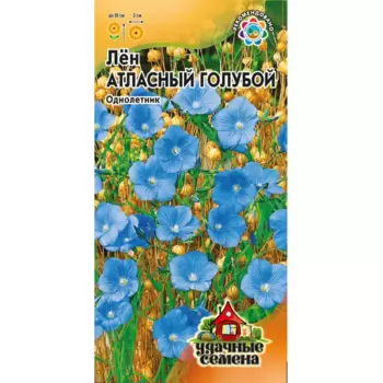 Семена Лён атласный голубой