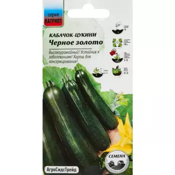 Семена овощей кабачок-цуккини Черное золото