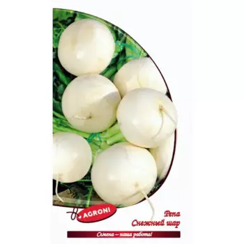 Семена овощей репа Снежный шар
