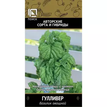 Семена пряных трав базилик овощной Гулливер