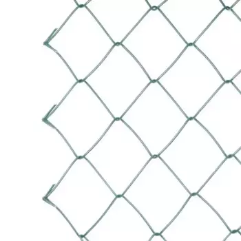 Сетка-рабица ПВХ, 1.5x10 м, ячейка 50x50 мм, цвет зелёный