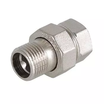 Сгон прямой американка Valtec 1 1/4"x1 1/4" ВР-НР латунь VTR.341.N.0007