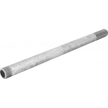 Сгон 1/2"x1/2" 300 мм НР оцинкованная сталь СГО12-300