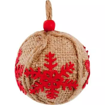 Шар ёлочный, 6 см, цвет натуральный