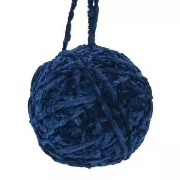 Шар ёлочный, 8 см, цвет тёмно-синий