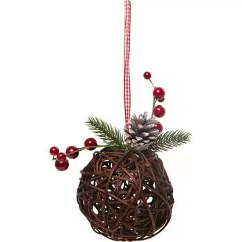 Шар ёлочный ШФЗ, 13 см