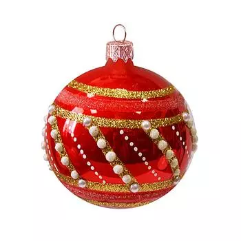 Шар ёлочный «Золотое плетение», 6.5 см