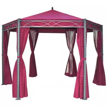 Шатер садовый Naterial Арени 3.5x3.5x2.7 м сталь фуксия