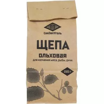 Щепа для копчения СевЗапУголь, ольха, 150 г.