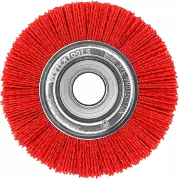 Щетка для УШМ дисковая Vertextools 150 мм, нейлон