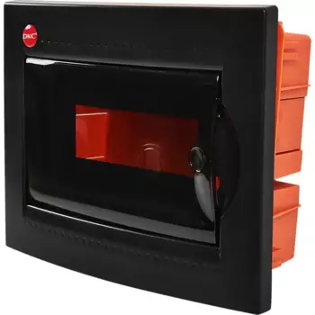 Щит распределительный встраиваемый DKC Ram Base 8 модулей IP41 пластик цвет черный