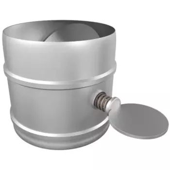 Шибер поворотный Металлик и Ко 430/0.8 мм D200 мм