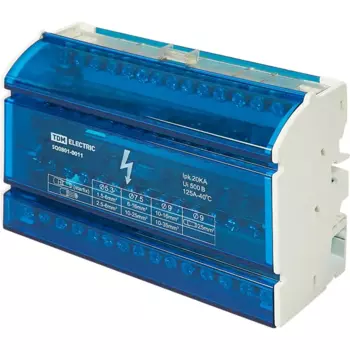 Шина N TDM Electric 4x15 групп на DIN-рейку