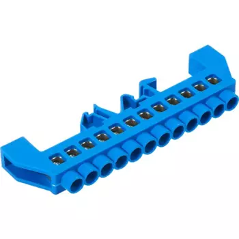 Шина N TDM Electric 8x12 мм 12 групп в изоляторе