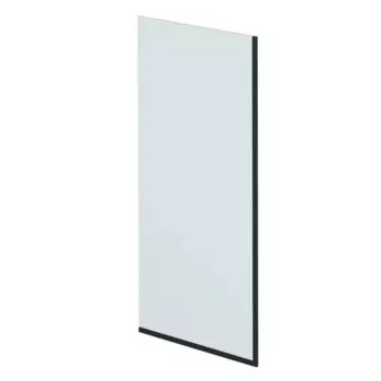 Ширма на ванну Mebelvann 70x130 см прозрачное стекло профиль черный