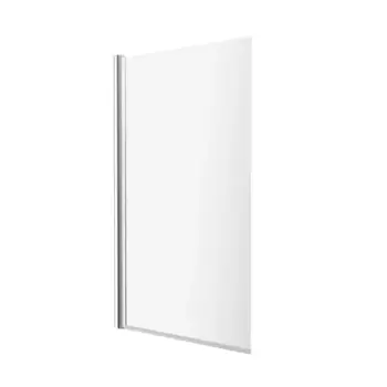 Ширма на ванну Sensea Essential поворотная 80x140 см прозрачное стекло профиль хром