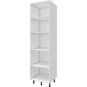 Шкаф-колонна для кухни 60x215x56 см Konsensa ЛДСП цвет белый
