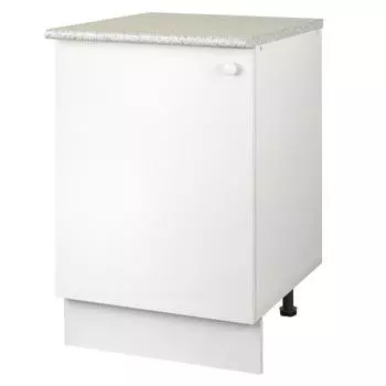 Шкаф напольный "Бэлла" 50x86x60 см, ЛДСП, цвет белый