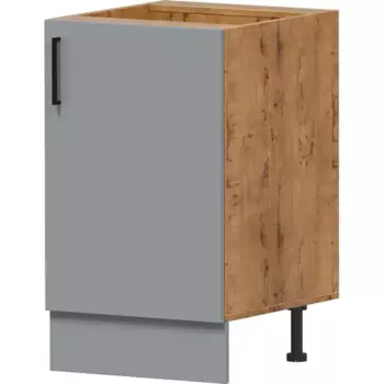 Шкаф напольный Лайм 50x86x56 см ЛДСП цвет серый