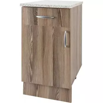 Шкаф напольный с одним ящиком "Дуб шато" 40x86x60 см, ЛДСП