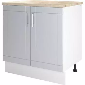 Шкаф напольный «Тортора» 67x80 см, МДФ, цвет серый