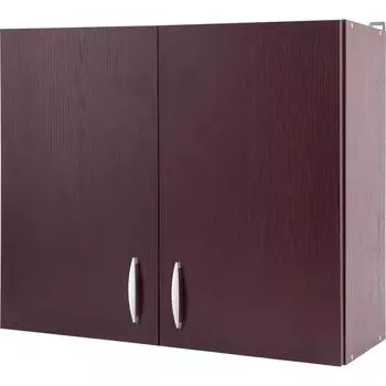 Шкаф навесной «Бургун» 80x67.6х29 см, ЛДСП, цвет бургун