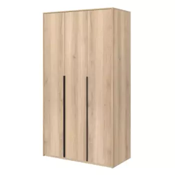 Шкаф распашной Бергамо с 3 дверями 120x220x60 см ЛДСП цвет дуб комано