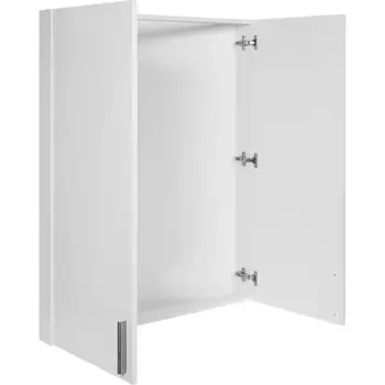 Шкаф сантехнический подвесной 80x100 см цвет белый