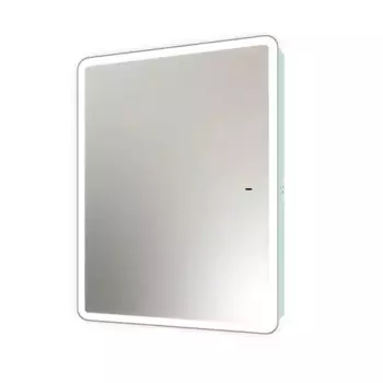 Шкаф зеркальный подвесной Flash с LED-подсветкой и подогревом 50x80 см цвет белый