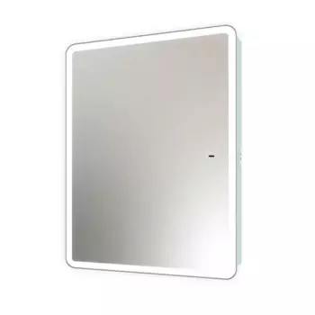 Шкаф зеркальный подвесной Flash с LED-подсветкой и подогревом 60x80 см цвет белый
