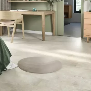 Шкура искусственная полиэстер Inspire Bianca круг 100 см цвет коричневый