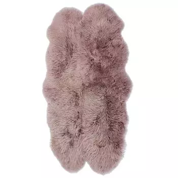 Шкура овечья четверная 1.85x1.05 м цвет серый