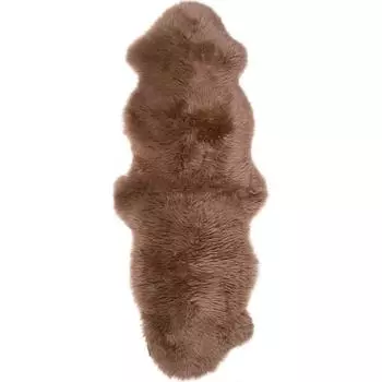 Шкура овечья двойная 0.6x1.85 м цвет шампань