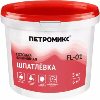 Шпаклевка финишная полимерная Петромикс FL-01 5 кг