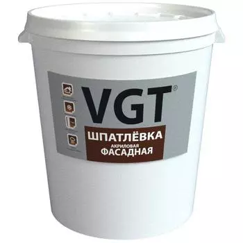 Шпаклёвка фасадная VGT акриловая 50 кг