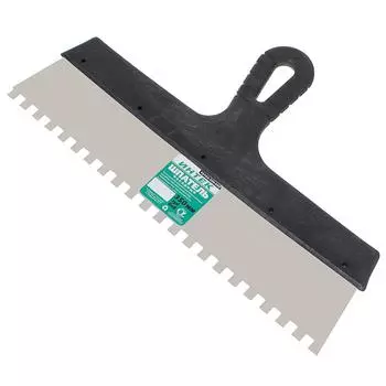 Шпатель зубчатый Интек 10103-350-008 350 мм, нержавеющая сталь, зуб 8x8 мм