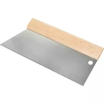 Шпатель зубчатый для клея Dominus 250 мм S3, нержавеющая сталь