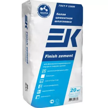 Шпатлевка цементная ЕК Finish zement 20 кг