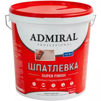 Шпатлевка финишная Admiral 25 кг