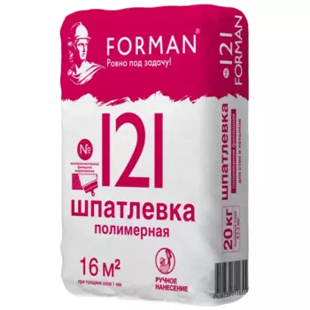 Шпатлевка полимерная финишная Forman №121 20 кг